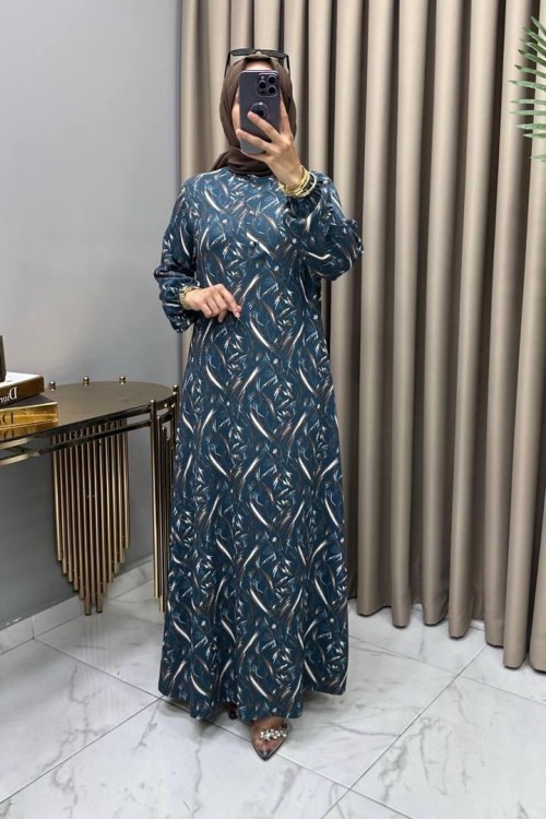 Ülkü Elbise Petrol Petrol Mavisi