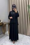 Asil Elbise İkili Takım Siyah
