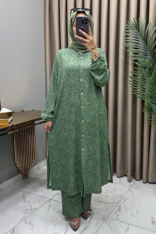 Zühre Takım Yeşil Yeşil