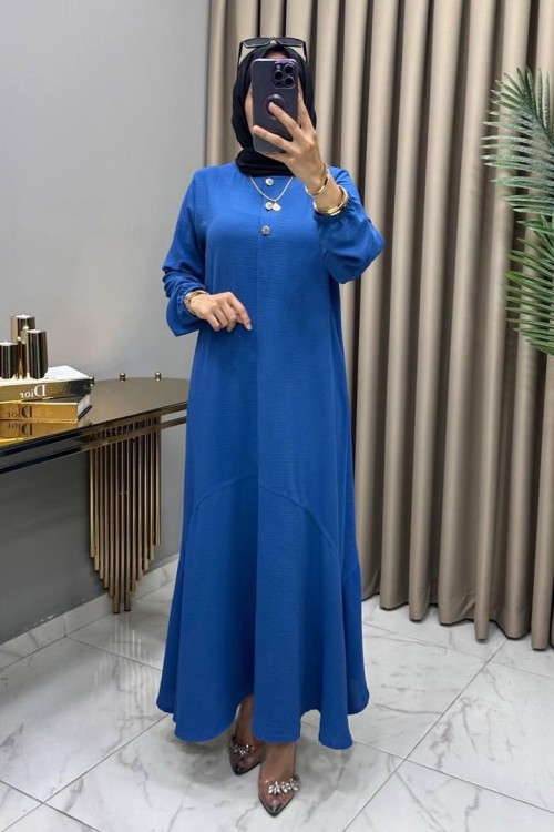 Tuğçe Elbise İndigo  İndigo