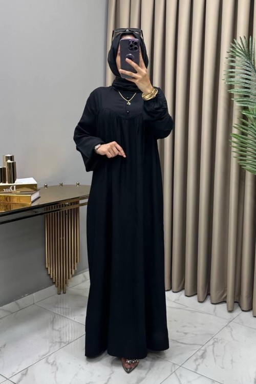 Robadan Elbise Siyah Siyah