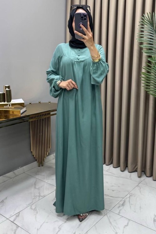 Robadan Elbise Mint Mint Yeşili