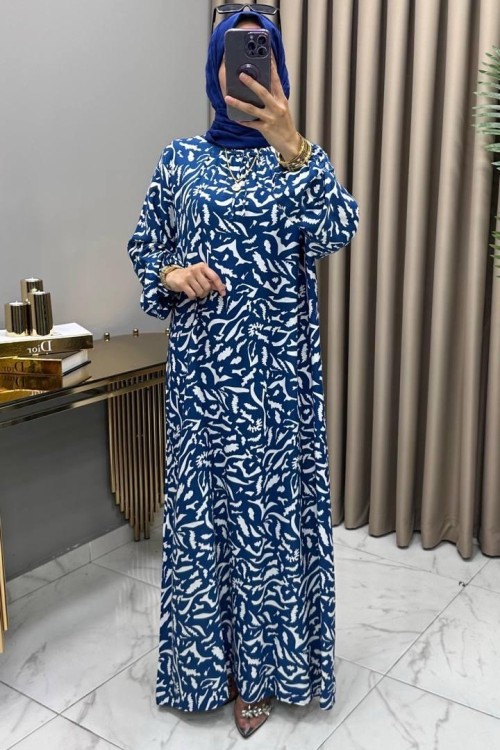 Nare Elbise İndigo İndigo