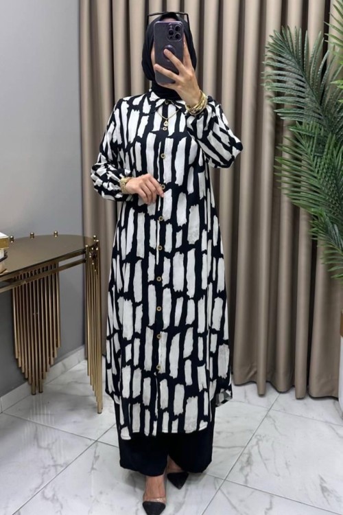 Parla Takım Beyaz Beyaz