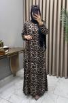 Sıla Elbise Leopar Leopar