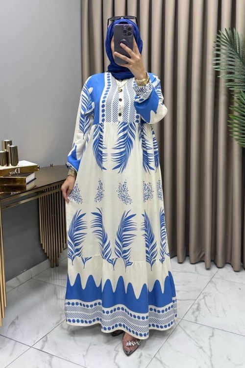 Melek Elbise İndigo Mavi  İndigo