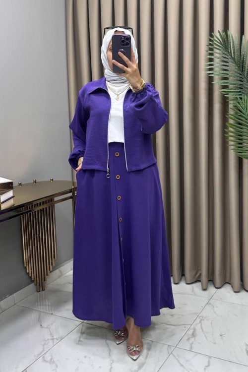 Sevim Takım Mor Mor