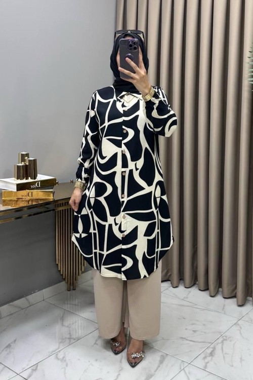 Suna Takım Siyah Siyah