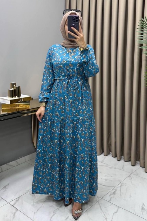 Buket Elbise Turkuaz Turkuaz