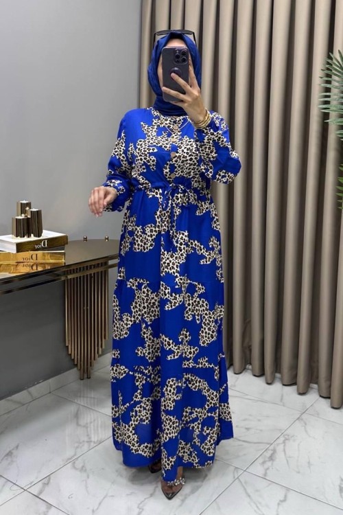 Merve Elbise İndigo  İndigo