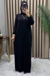 Asude Elbise Siyah Siyah