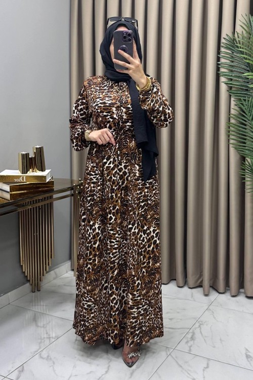 Semra Elbise Leopar  Leopar