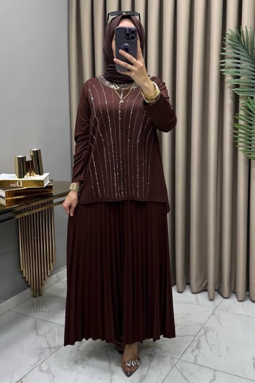 Funda Takım Kahve Kahverengi