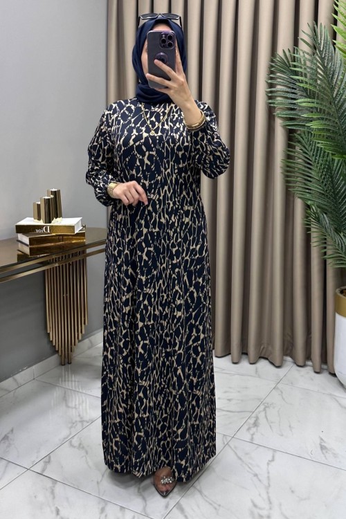 Açelya Elbise Lacivert  Lacivert