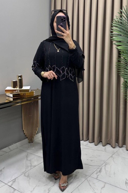 Karsu Elbise Siyah Siyah