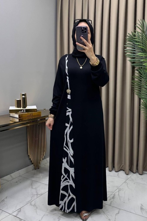 Nilüfer Elbise Beyaz Beyaz