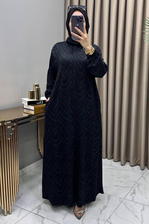 Yelda Ferace Mevlana Kesim Siyah Siyah