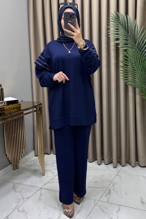 Nergis Oysho Takım Lacivert  Lacivert