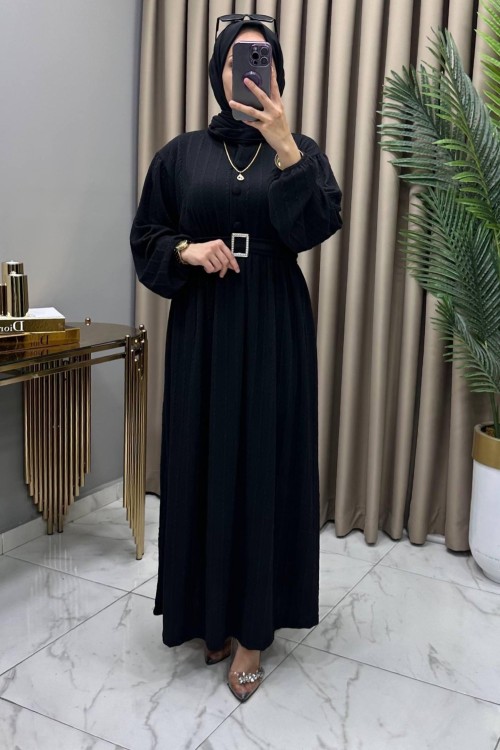 Hilal Elbise Siyah Siyah