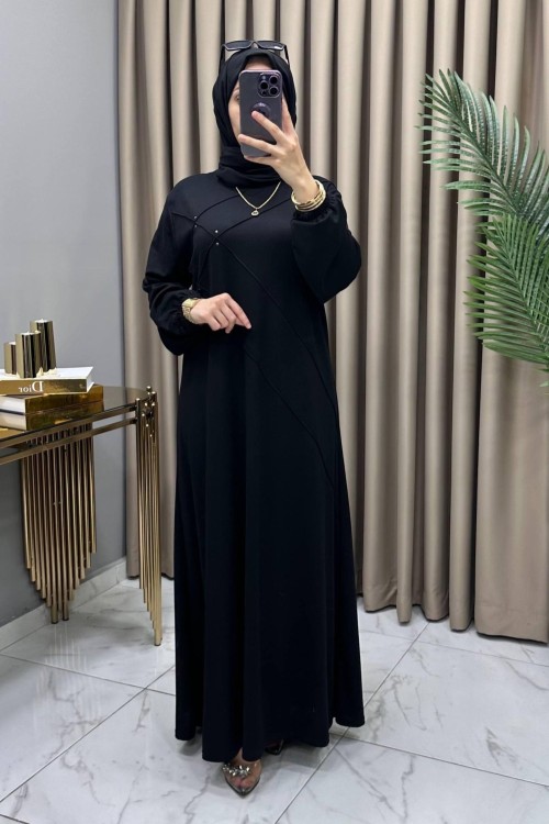 Elmas Elbise Siyah Siyah