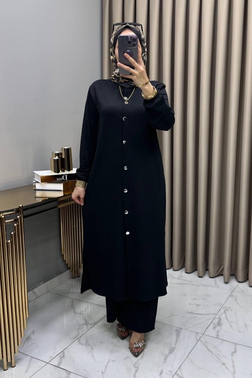 Arzu Takım Siyah Siyah