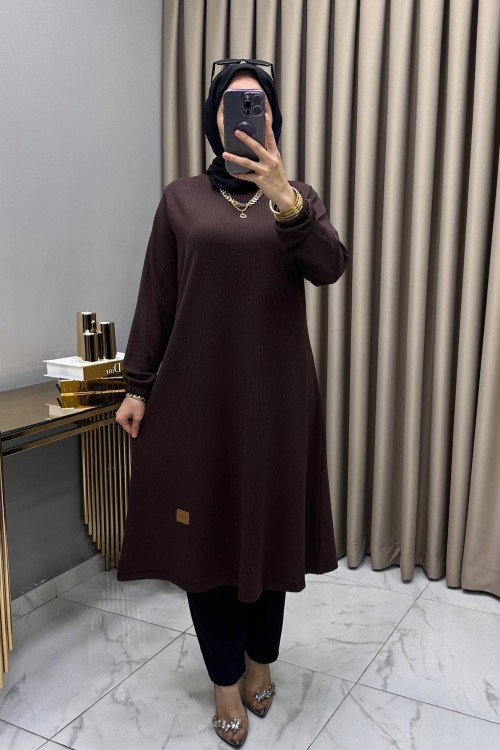 Filiz Tunik Kahverenk Acı Kahve