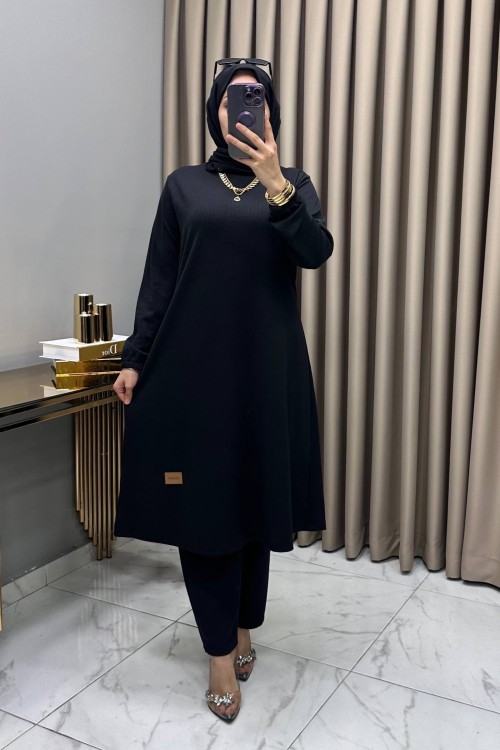Filiz Tunik Siyah Siyah