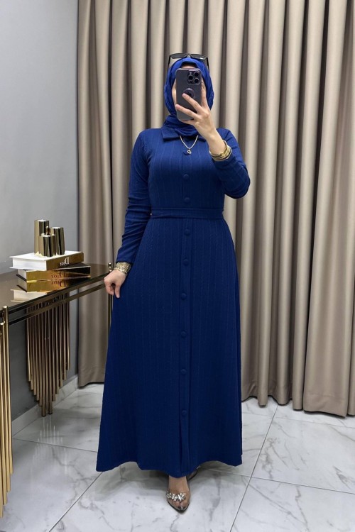 Şilan Elbise İndigo İndigo