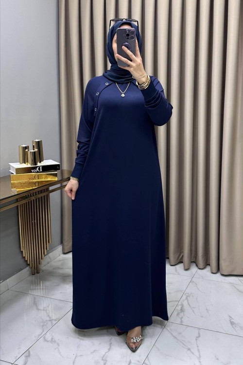 Özlem Elbise Lacivert  Lacivert