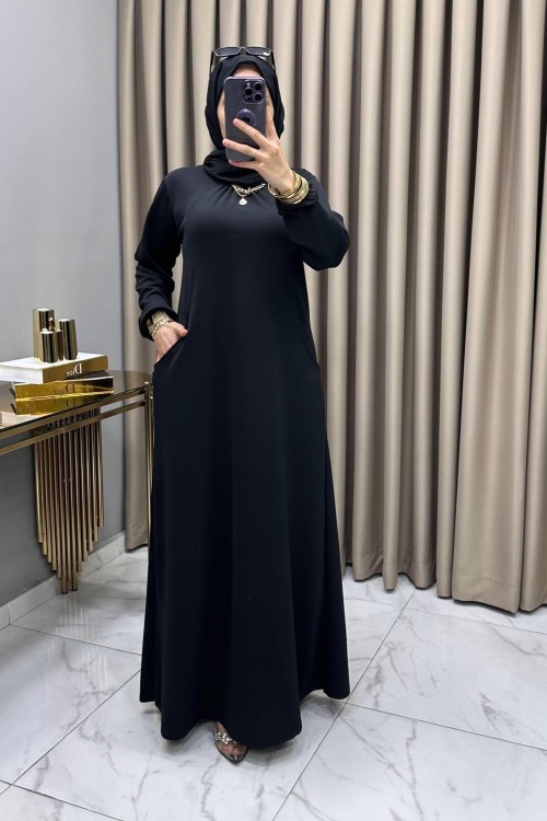 Ahsen Elbise Siyah Siyah
