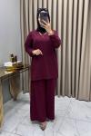 Çımalı Takım Bordo Bordo