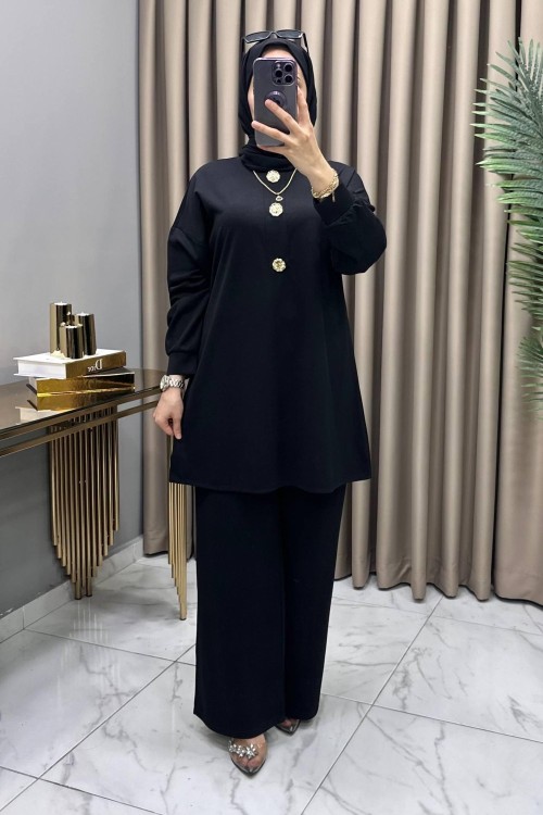 Lidya Takım Siyah Siyah