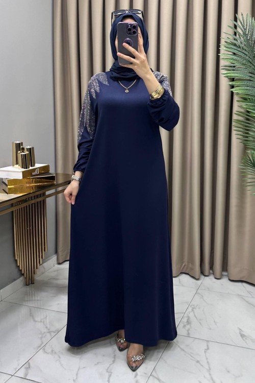 Nilda Elbise Lacivert Lacivert