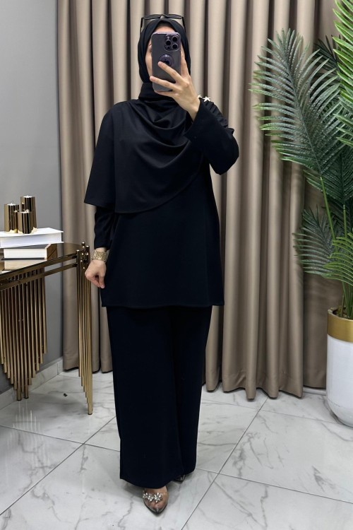 Yeşim Takım Siyah Siyah