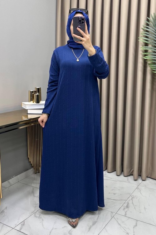 Hüda Elbise İndigo İndigo