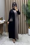 Betül Elbise Siyah Siyah