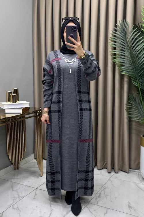 Lavanya Takım Füme Füme