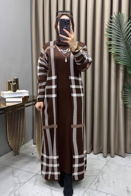 Lavanya Takım Kahve Kahverengi