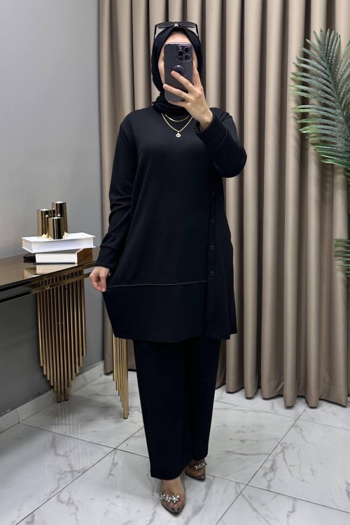 Burcu Takım Siyah  Siyah