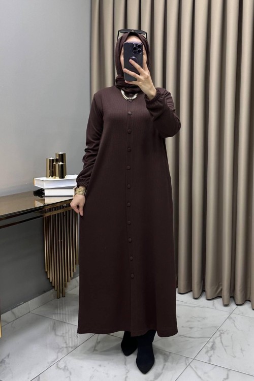 Ceylan Kap/Ferace Kahve Kahverengi