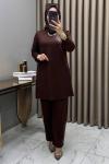 Melike Takım Kahve Kahverengi