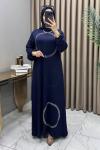 Zahide Abiye Elbise Lacivert  Lacivert
