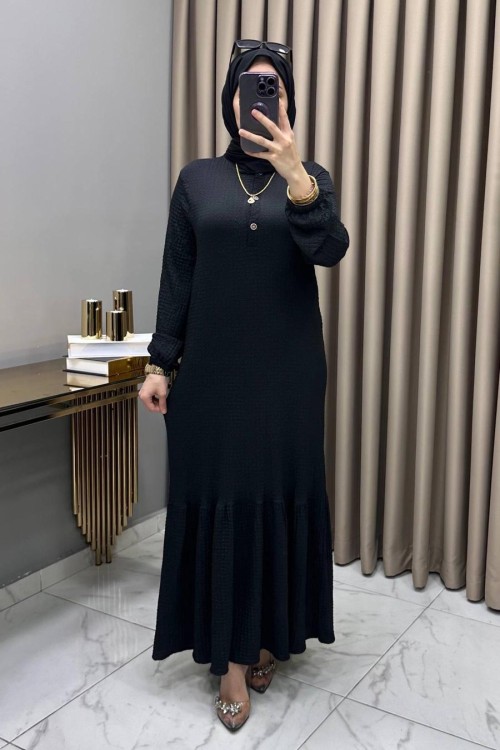 Nigar Elbise Siyah Siyah