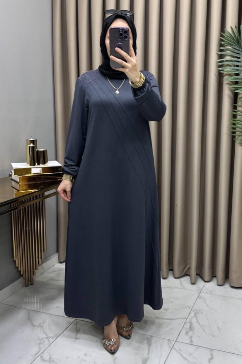 Dilan Elbise Gri Gri