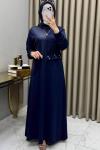 Nilay Elbise Lacivert Lacivert