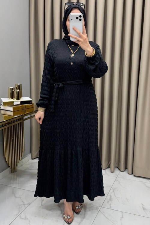 Beril Elbise Siyah Siyah