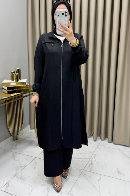 Nihan Takım Siyah Siyah