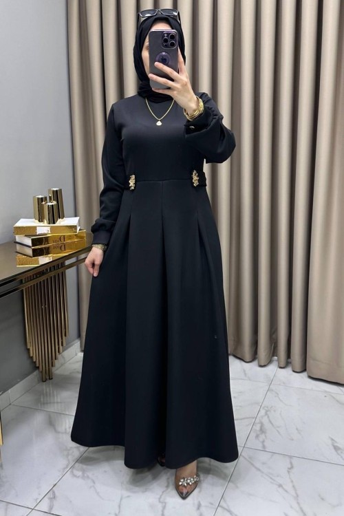 Öznur Elbise Siyah  Siyah