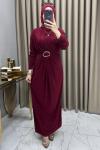 Bircan Elbise Bordo  Bordo