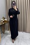 Bircan Elbise Siyah Siyah